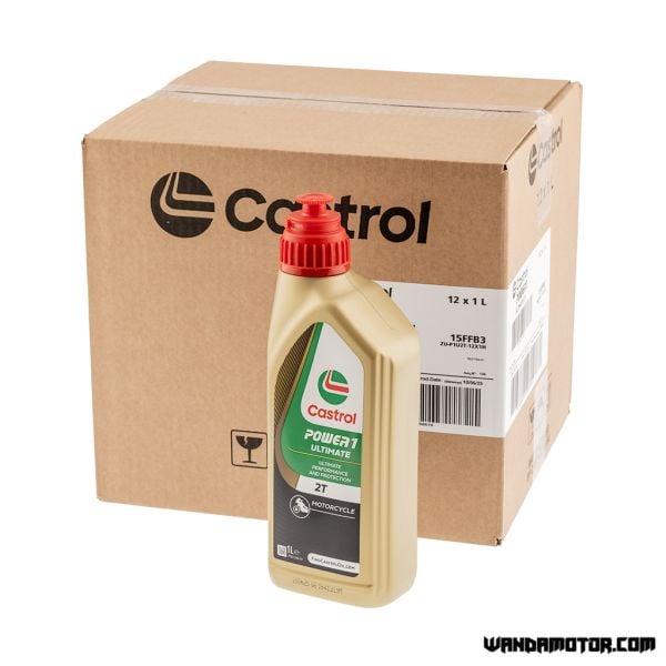 Castrol Power1 Ultimate 2T — box of 12 x 1L