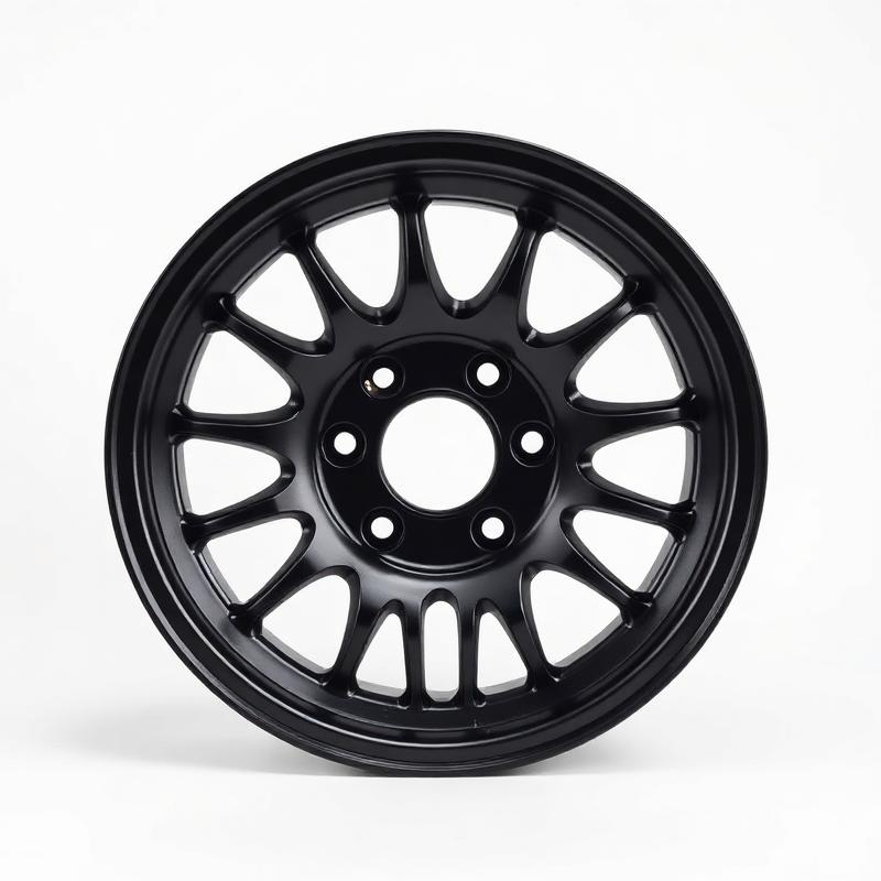 Steel wheel 15 x 6, 4x100, 16-hole — black